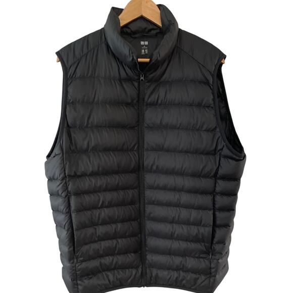 Uniqlo Men's Ultra Light Anti-Static Cool Weather‎ Vest in Black Size XL - Picture 1 of 9